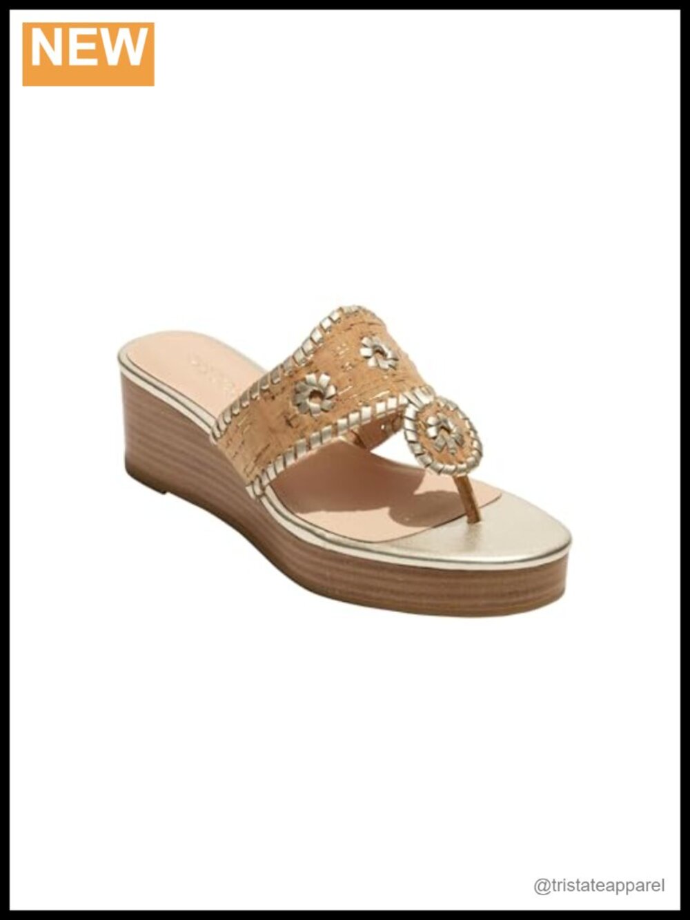 Wedge Sandals Cork Upper Leather Insole Slip On Casual Dressy Open Toe